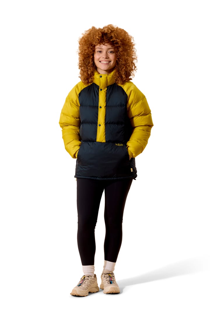 Rab Kinder Smock Second Stitch Dark Pebble/galaxy Blue Rab