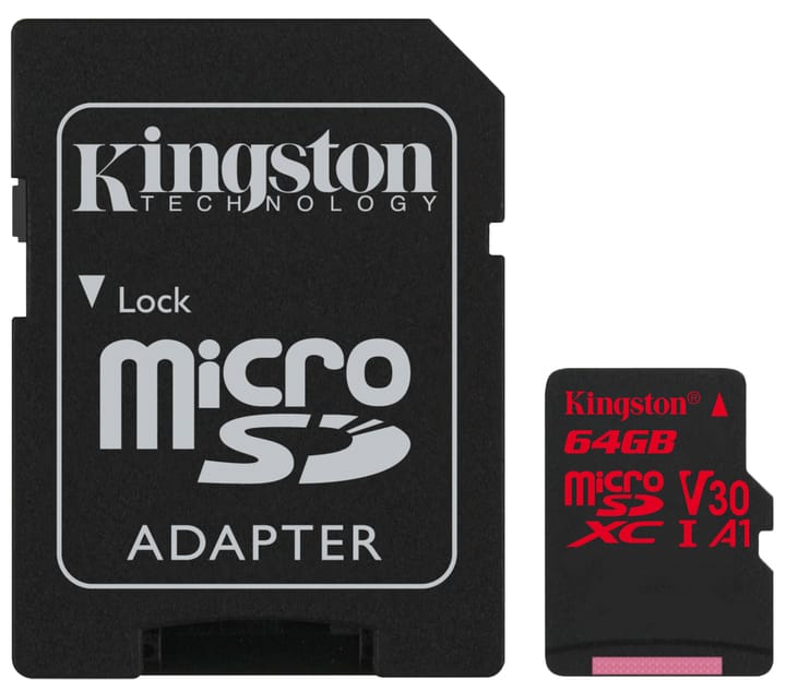 Kingston Kingston Canvas Select Plus Microsd 64gb Minnekort Med Sd Adapter Kingston Kingston Kingston Canvas Select Plus Microsd 64gb Minnekort Med Sd Adapter Kingston