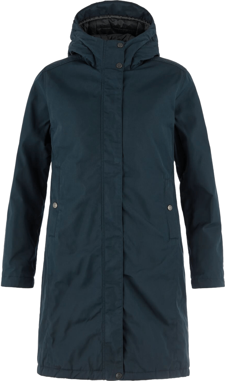 Fjällräven Women's Kiruna Hydratic Padded Parka Dark Navy Fjällräven