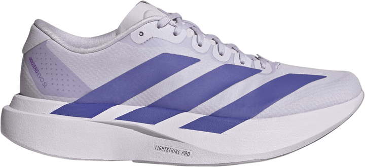 Adidas Women's Adizero Evo Sl Woven Glory Grey / Solar Purple / Purple Tint Adidas
