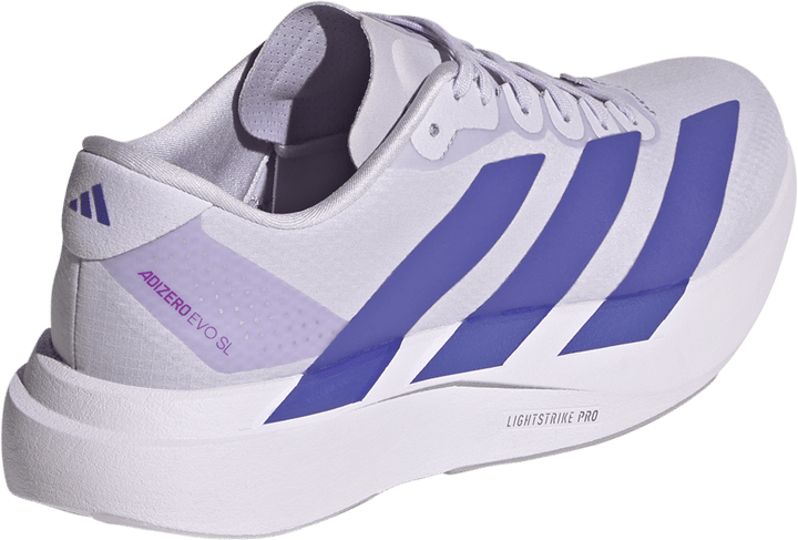 Adidas Women's Adizero Evo Sl Woven Glory Grey / Solar Purple / Purple Tint Adidas