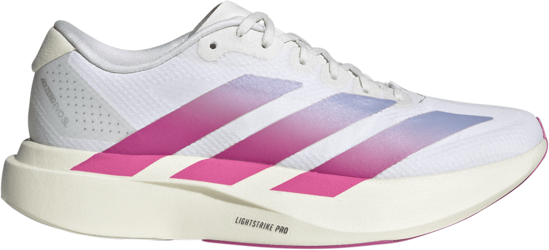 Adidas Women's Adizero Evo Sl Woven FTWR White / Lucid Fuchsia / Violet Tone