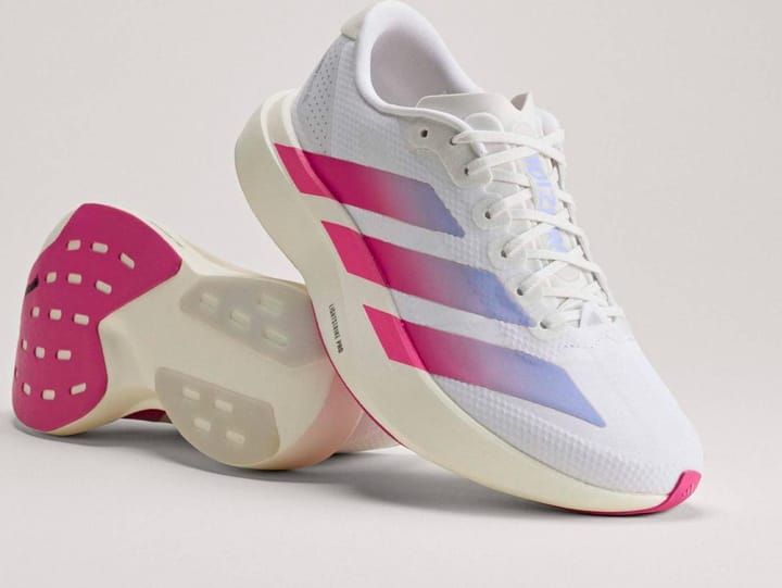 Adidas Women's Adizero Evo Sl Woven FTWR White / Lucid Fuchsia / Violet Tone Adidas