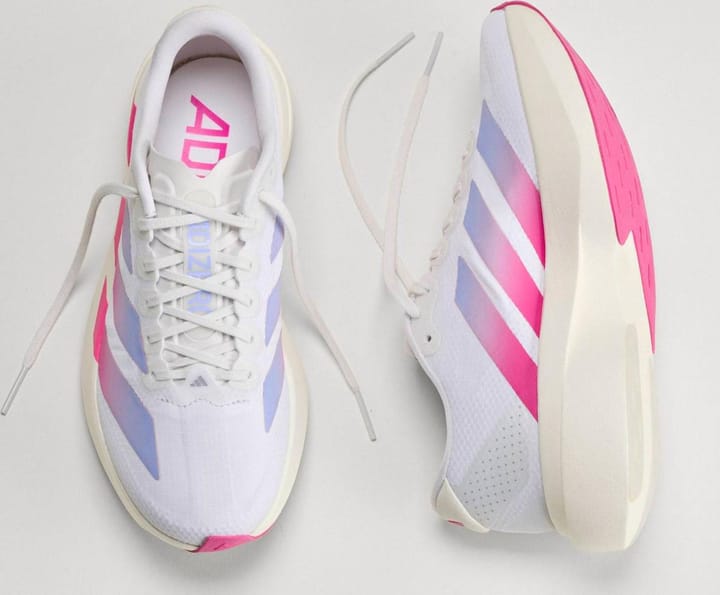 Adidas Women's Adizero Evo Sl Woven FTWR White / Lucid Fuchsia / Violet Tone Adidas