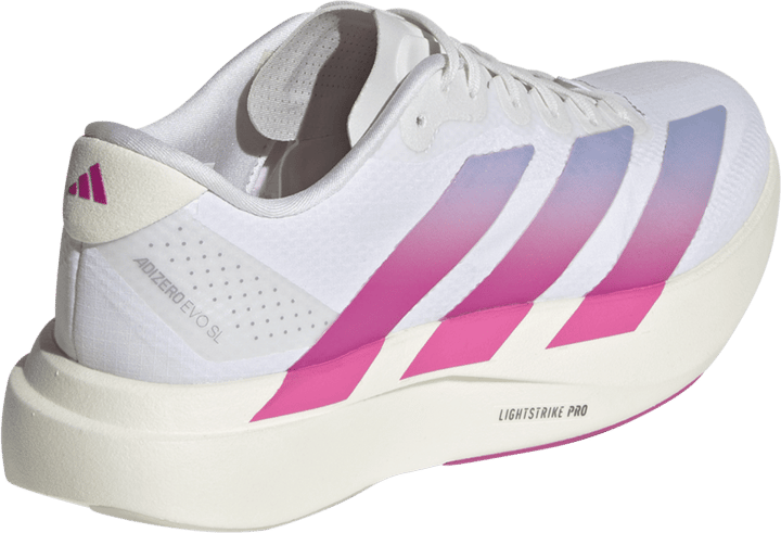 Adidas Women's Adizero Evo Sl Woven FTWR White / Lucid Fuchsia / Violet Tone Adidas