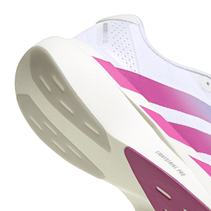 Adidas Women's Adizero Evo Sl Woven FTWR White / Lucid Fuchsia / Violet Tone Adidas