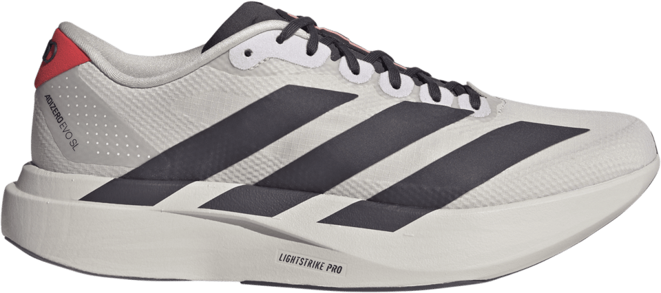 Men's Adizero EVO SL Woven Audi Revolut F1 Team Shoes Chalk Pearl/Utility Black/Hi-Res Red