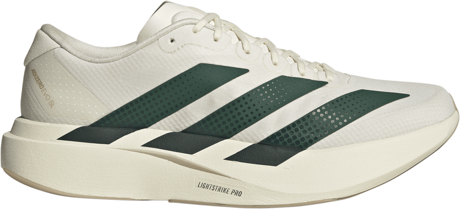 Adidas Men's Adizero Evo SL Off white/Collegiate green/Team royal blue