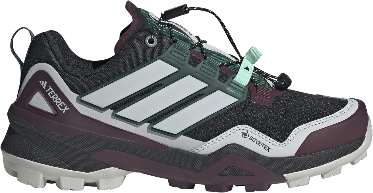 Adidas Women's Terrex Skychaser GORE-TEX Hiking Shoes Earth Strata/Grey One/Semi Flash Aqua sneakers