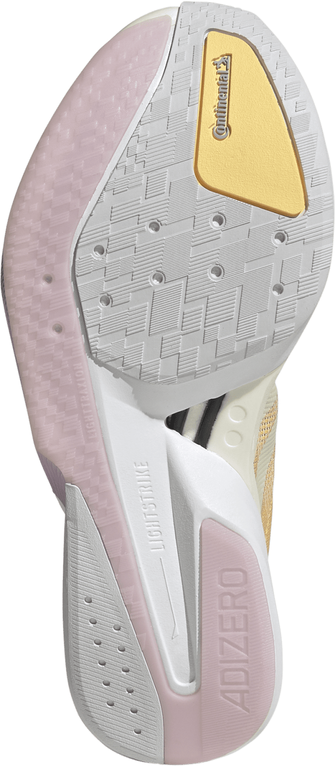 Adidas Women's Adizero Boston 13 Ice Tangerine/Ice Gold Metal/Ice Lavender Adidas