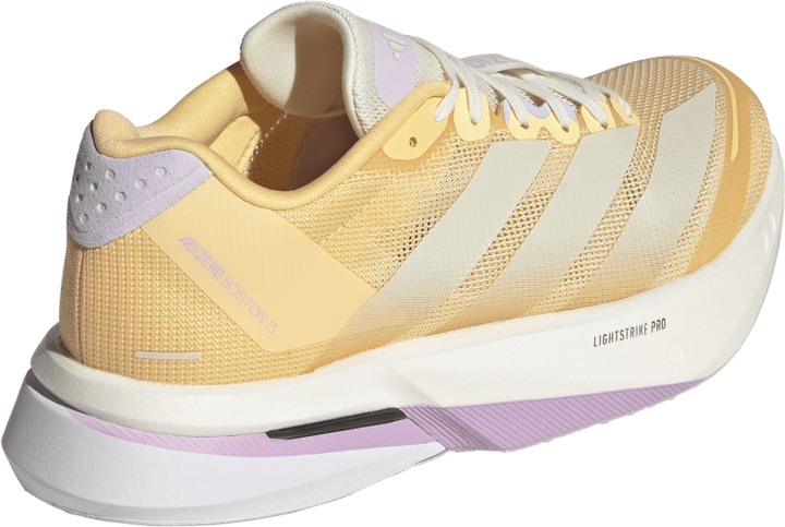Adidas Women's Adizero Boston 13 Ice Tangerine/Ice Gold Metal/Ice Lavender Adidas