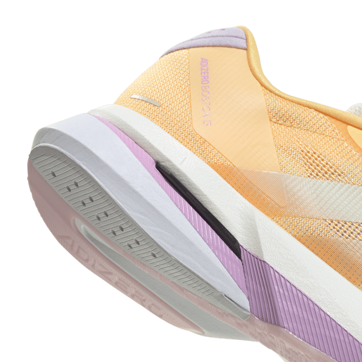 Adidas Women's Adizero Boston 13 Ice Tangerine/Ice Gold Metal/Ice Lavender Adidas
