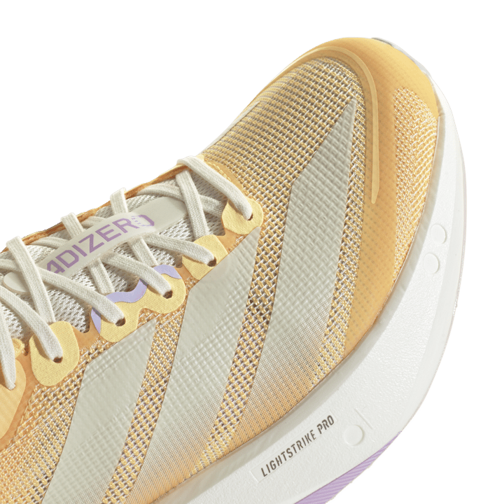 Adidas Women's Adizero Boston 13 Ice Tangerine/Ice Gold Metal/Ice Lavender Adidas