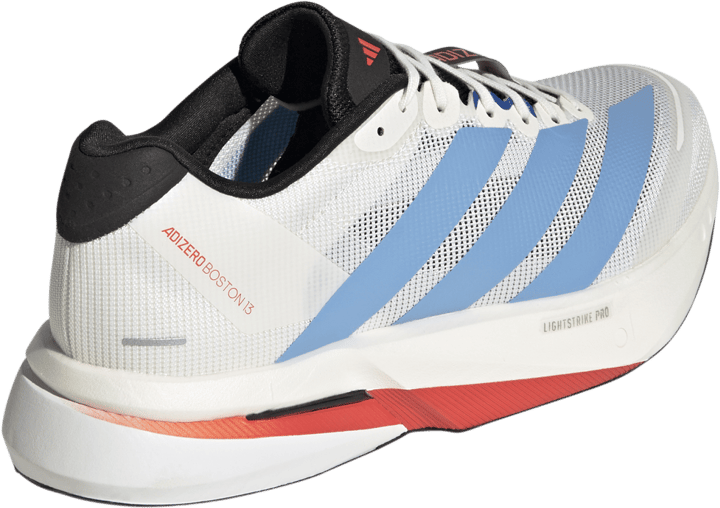 Adidas Men's Adizero Boston 13 Off White/Light Blue/Gold Metal Adidas