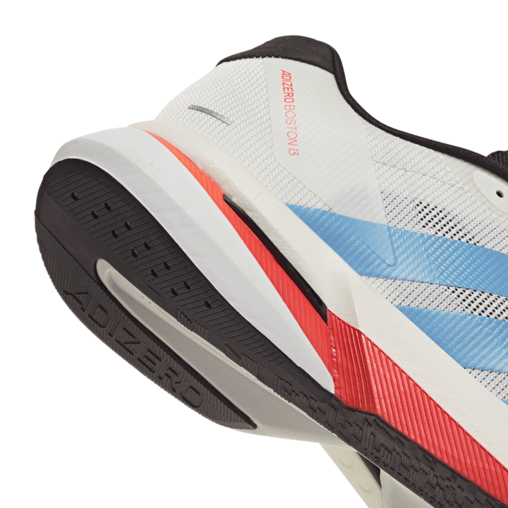 Adidas Men's Adizero Boston 13 Off White/Light Blue/Gold Metal Adidas