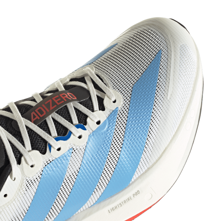 Adidas Men's Adizero Boston 13 Off White/Light Blue/Gold Metal Adidas
