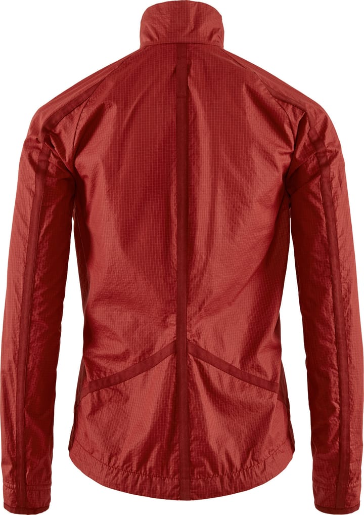 Ansur Wind Jacket Women's Rose Red Klättermusen