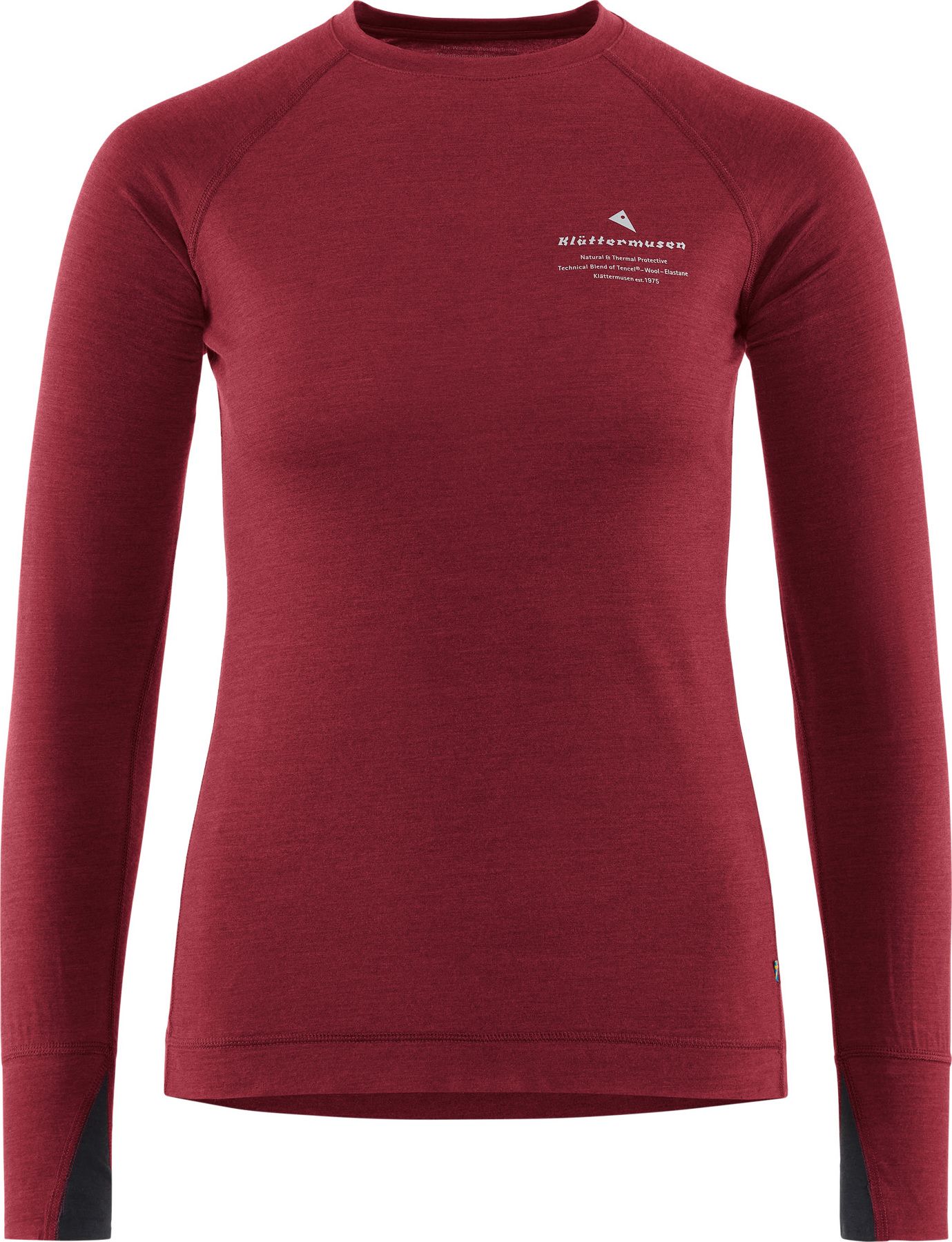 Klättermusen Women's Fafne Crew Dark Russet