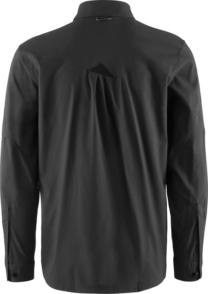 Klättermusen Men's Garm Long-Sleeve Shirt Raven Klättermusen