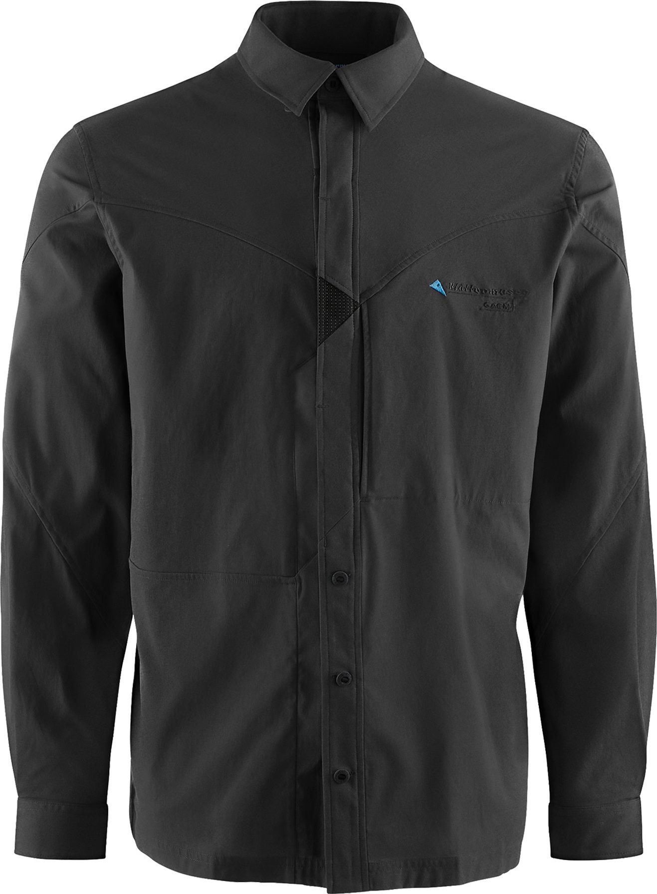 Klättermusen Men's Garm Long-Sleeve Shirt Raven