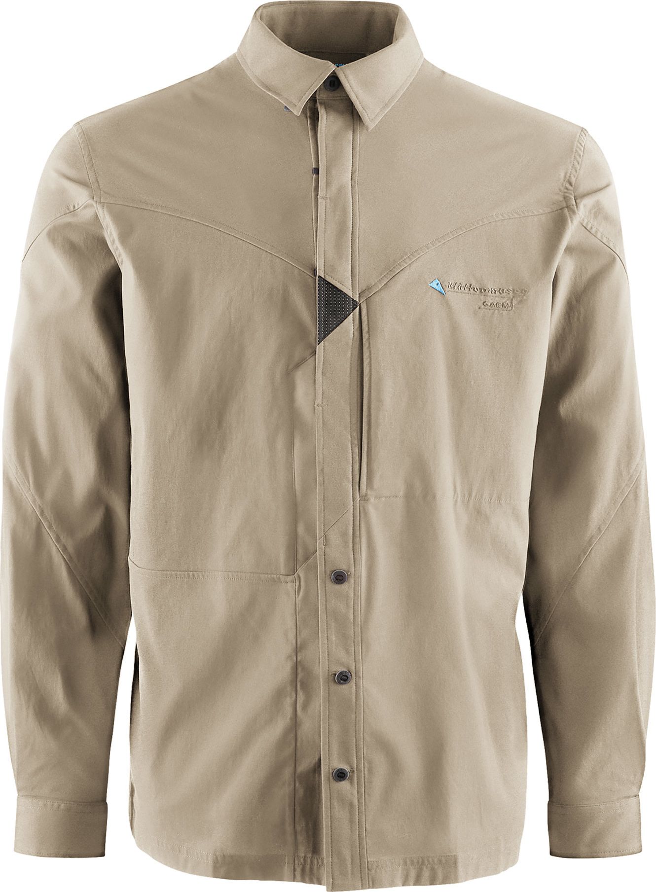 Klättermusen Men's Garm Long-Sleeve Shirt Silver Green