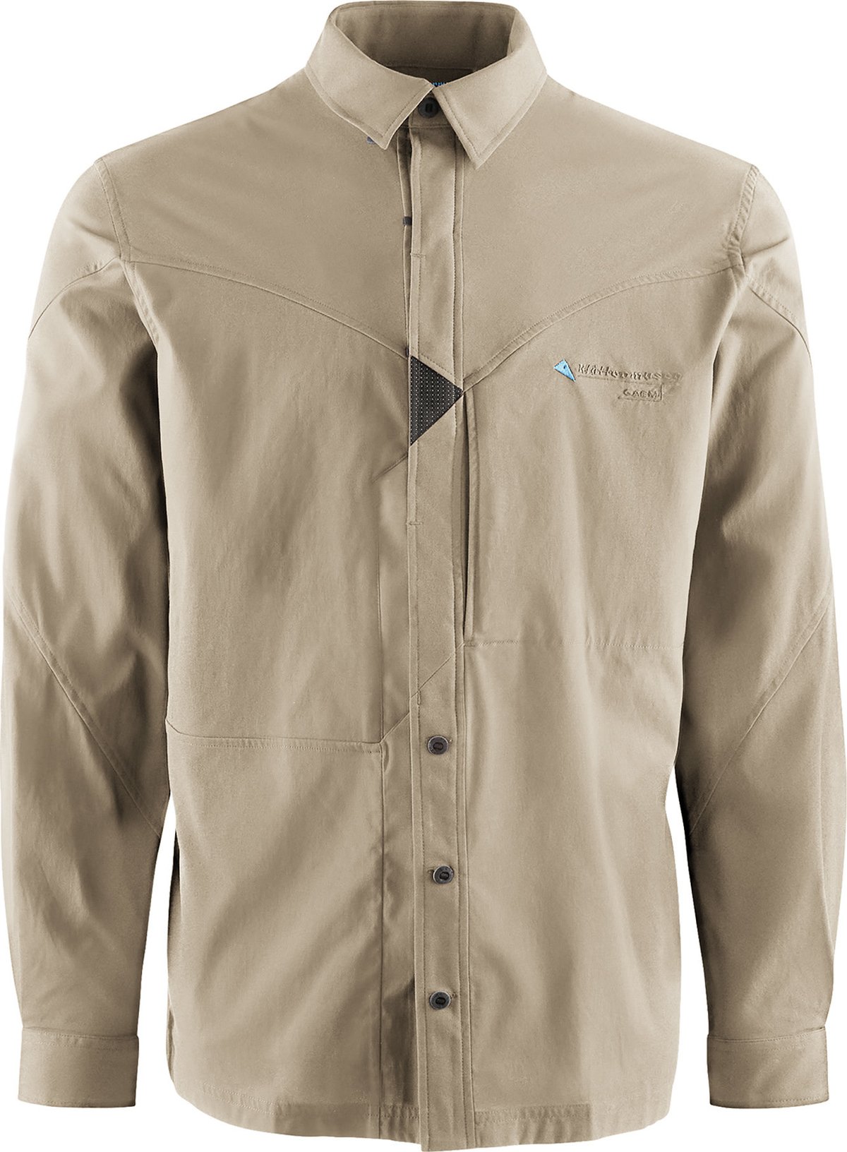 Klättermusen Men's Garm Long-Sleeve Shirt Silver Green