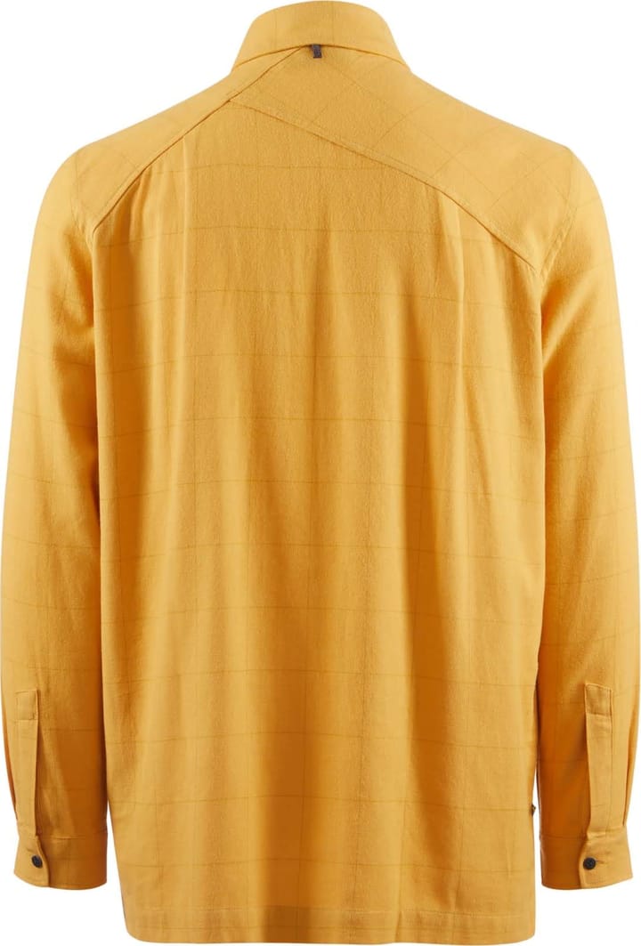 Men's Helheim Long Sleeve Shirt Amber Gold Klättermusen