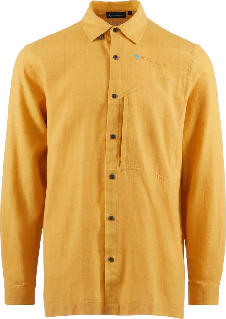 Men's Helheim Long Sleeve Shirt Amber Gold Klättermusen
