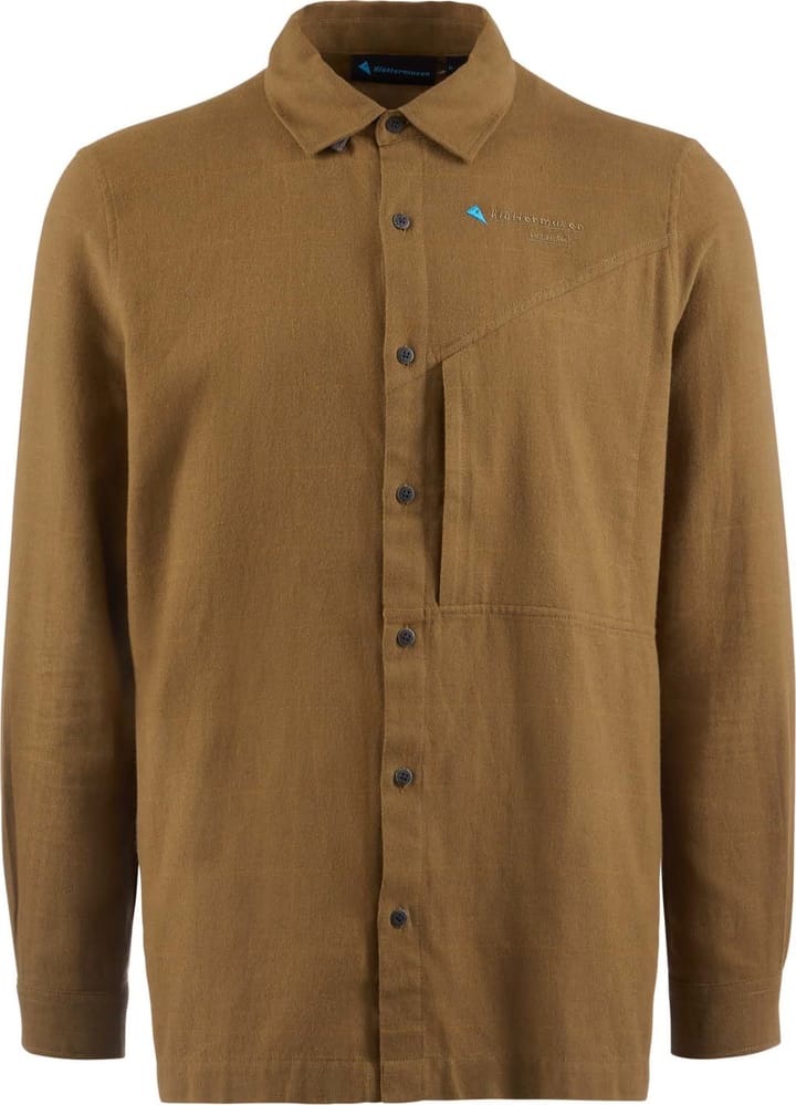 Men's Helheim Long Sleeve Shirt Olive-Juniper Green Klättermusen