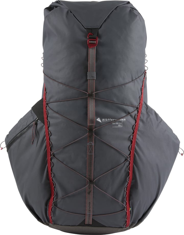 Raido 2.0 Backpack 55L Raven Klättermusen