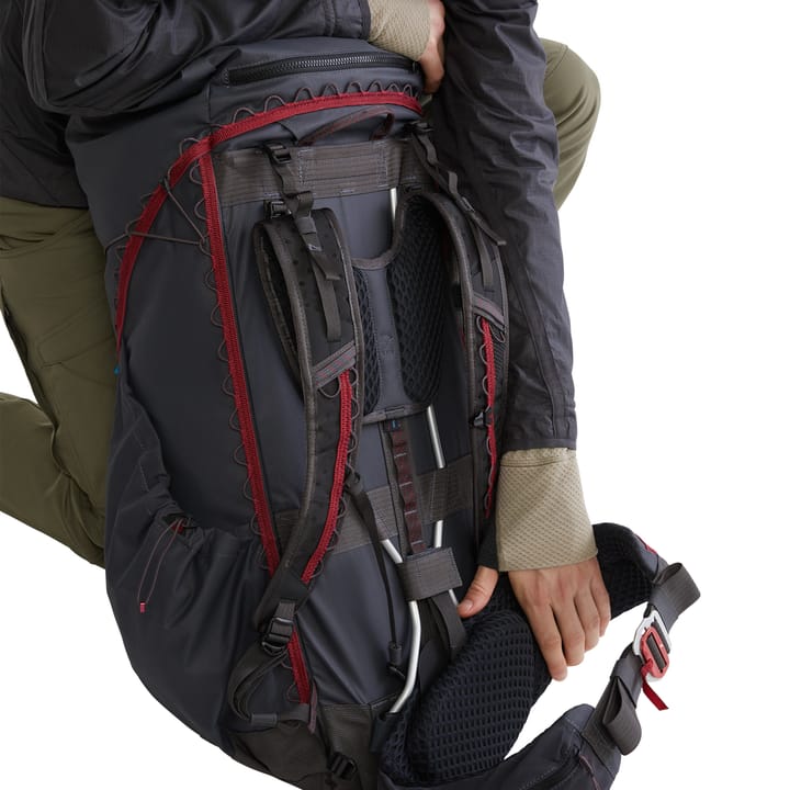 Raido 2.0 Backpack 55L Raven Klättermusen