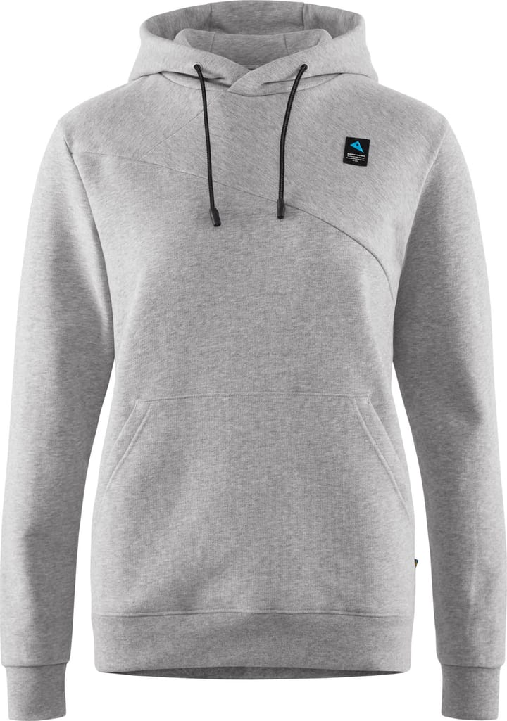 Women's Runa Maker Hoodie Grey Melange Klättermusen