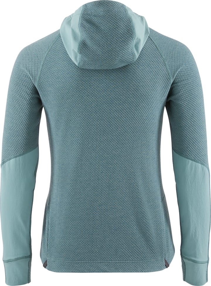 Klättermusen Women's Hugin Zip Hoodie Frost Green/Jade Green Klättermusen