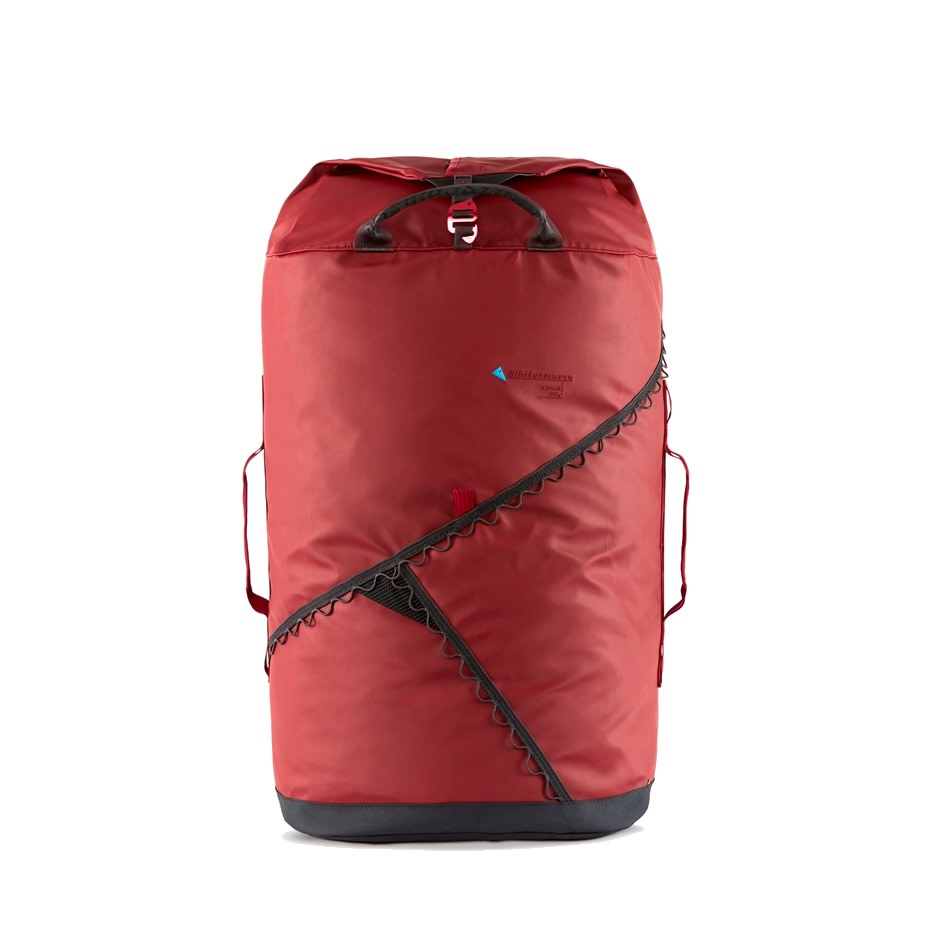 Klättermusen Ydalir Duffelbag 80L Burnt Russet/Raven Duffelit Burnt Russet-Raven 80L