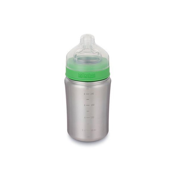 Klean Kanteen Baby Bottle 266 ml Brushed Stainless Pullot 266 ml