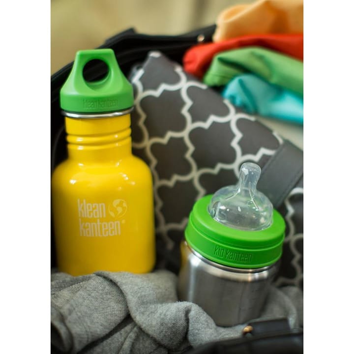 Klean Kanteen Baby Bottle 266 ml With Medium Flow Nipple Brushed Stainless Klean Kanteen