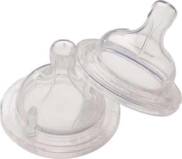 Klean Kanteen Baby Nipple – Medium 2-pack clear