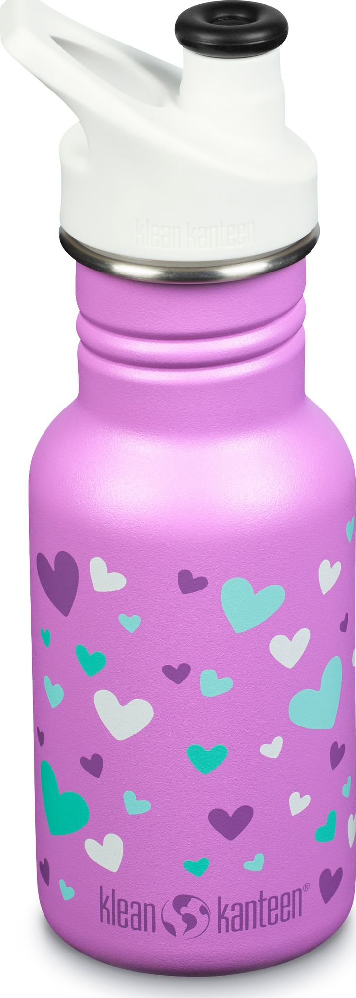 Klean Kanteen Kids' Classic 355 ml (sport cap) Orchid Hearts Klean Kanteen