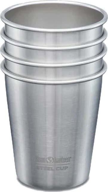 Klean Kanteen Steel Cup 296 ml 4-pack Brushed Stainless Klean Kanteen