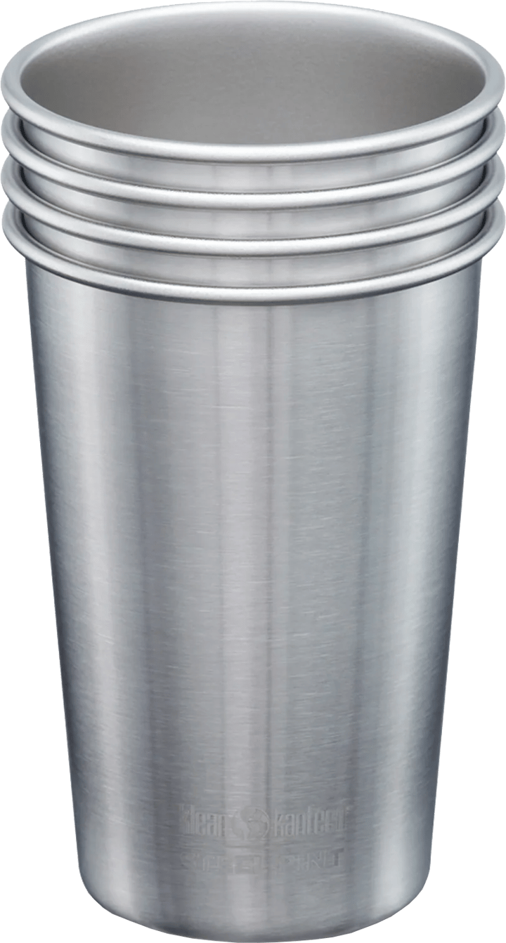 Steel Pint 473 ml 4-pack brushed stainless Klean Kanteen