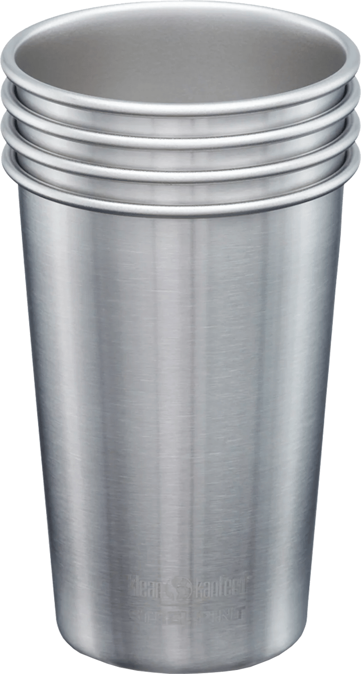 Klean Kanteen Steel Pint 473 ml 4-pack Brushed Stainless Klean Kanteen