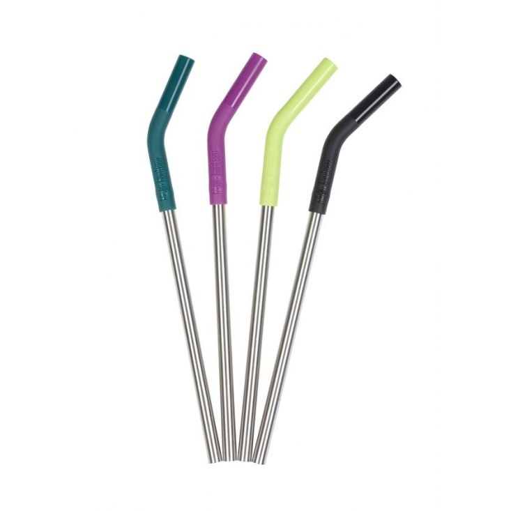 Straw 4-pack multi color