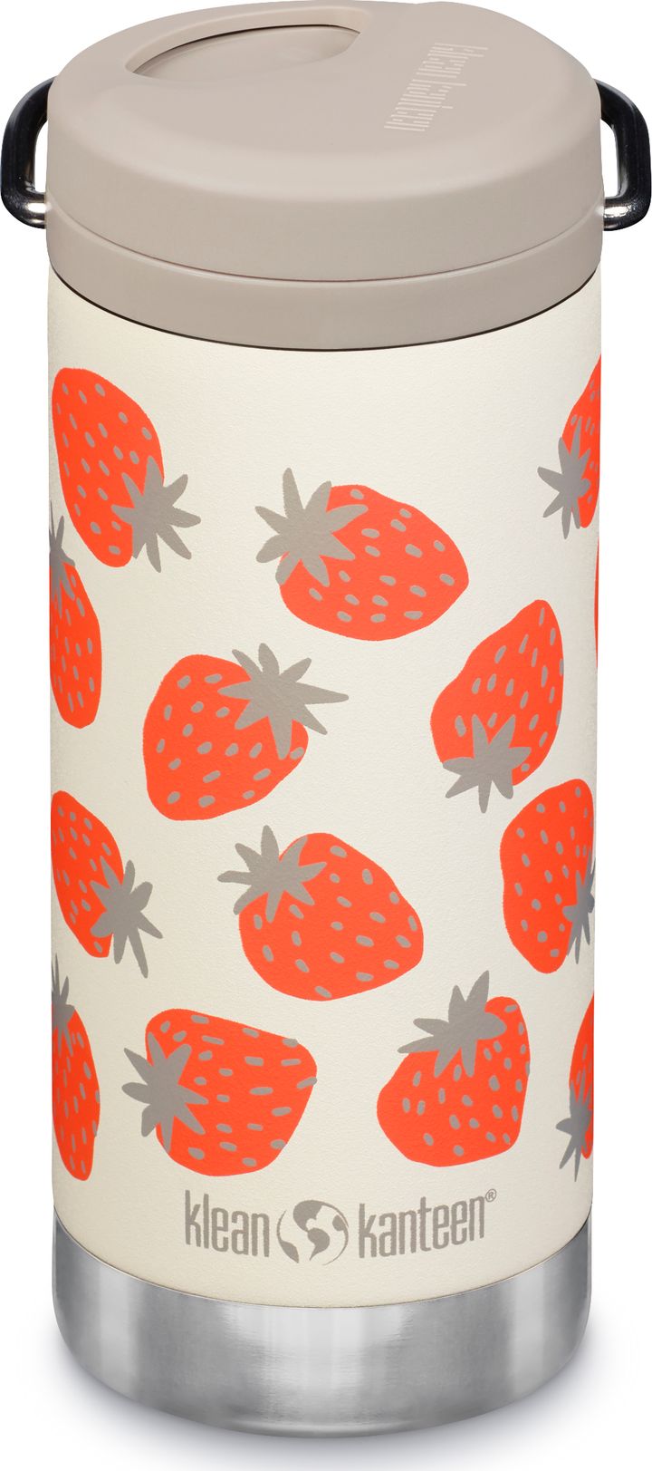 Tkwide 355ml (w/Wide Twist Cap Strawberries Klean Kanteen