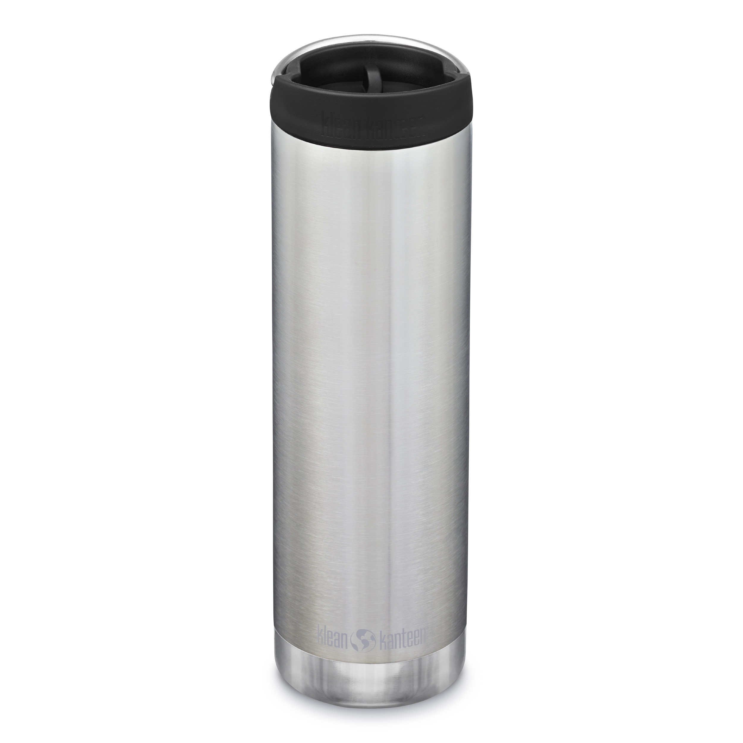 Klean Kanteen Tkwide 592ml (w/Wide Café Cap) Brushed Stainless OneSize, Brushed Stainless