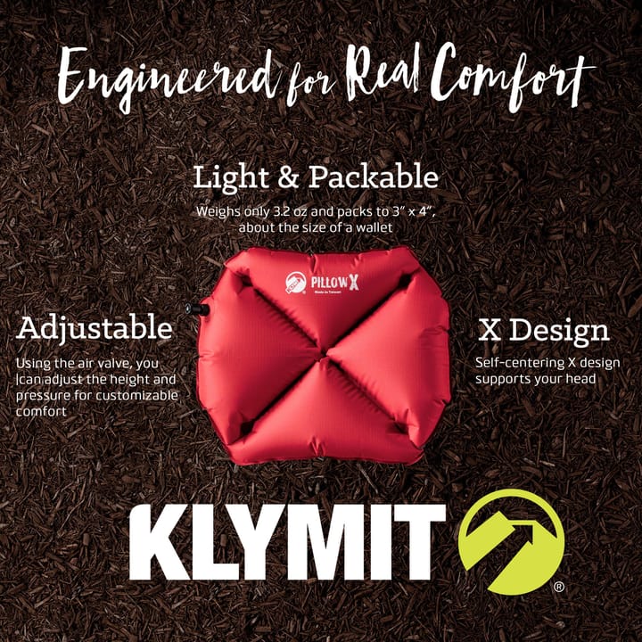 Klymit Pillow X  Red/Gray Klymit