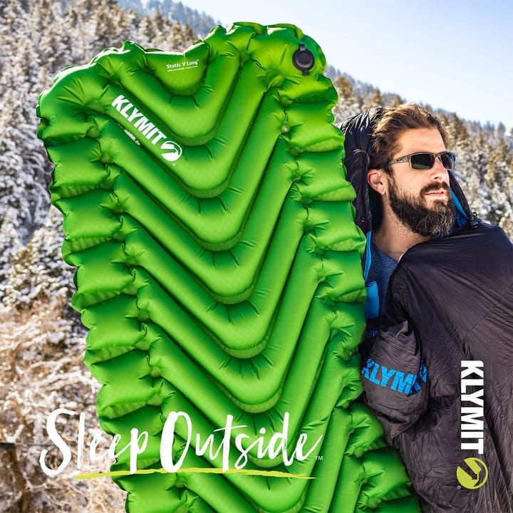 Klymit Static V Long Sleeping Pad  Green Klymit