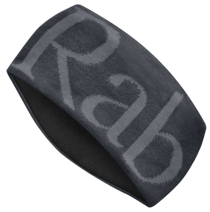 Rab Knitted Logo Headband Anthracite / Grit Rab Rab Knitted Logo Headband Anthracite / Grit Rab