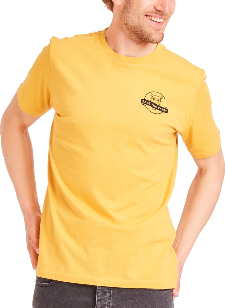 Men's Alder SaveTheEarth Tee Honey Gold Knowledge Cotton Apparel