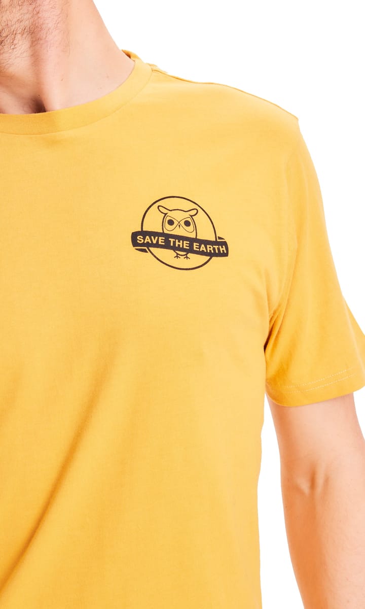 Men's Alder SaveTheEarth Tee Honey Gold Knowledge Cotton Apparel