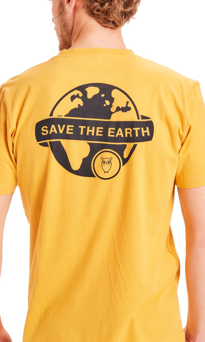 Men's Alder SaveTheEarth Tee Honey Gold Knowledge Cotton Apparel